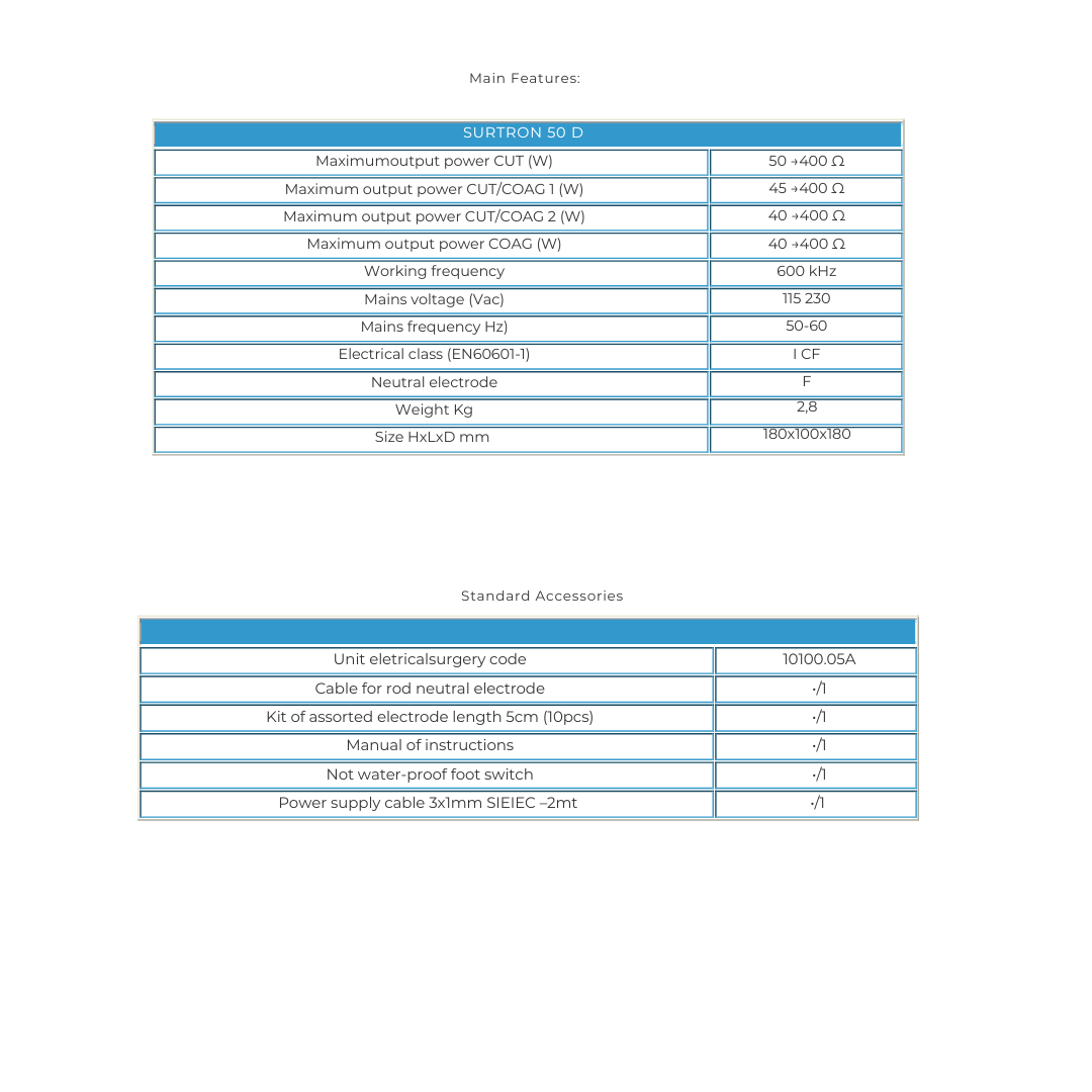 Diathermy 50D