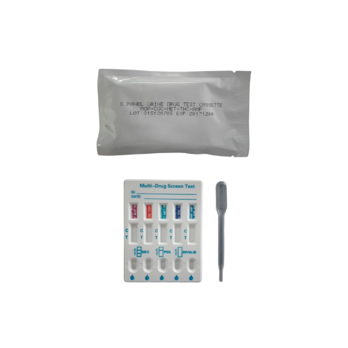 Drug Test (25 PACK) - 5 panel - THC/Coke/Mor/Amp/ MET