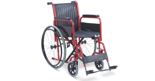 Wheelchair - Detachable Armrest & Footrest