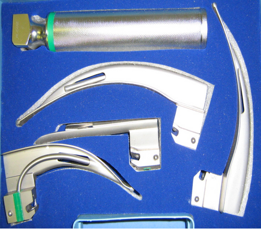 Laryngoscope Fibre Optic - 4 Blade Set